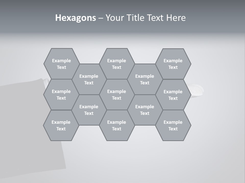 Support Product Hand PowerPoint Template