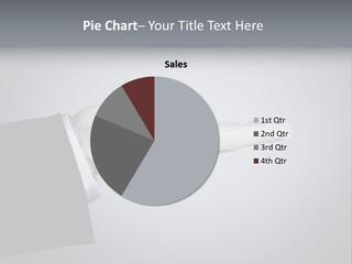 Support Product Hand PowerPoint Template