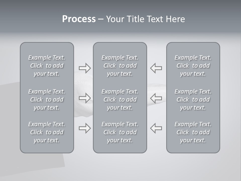 Support Product Hand PowerPoint Template