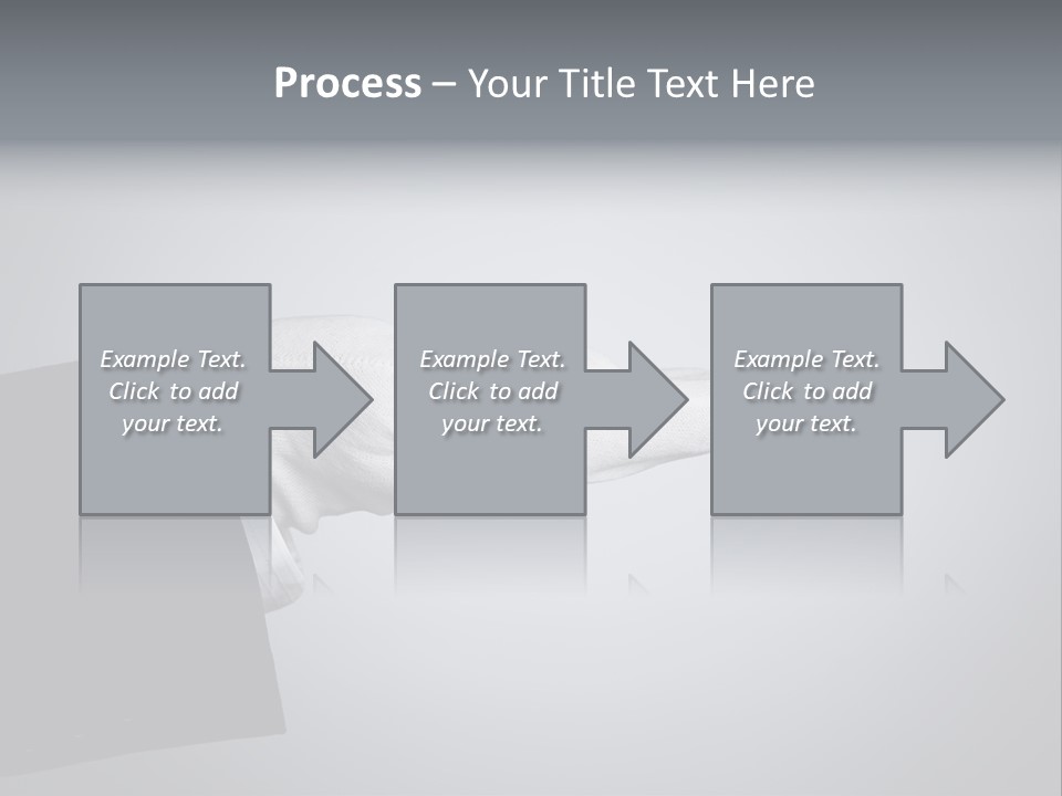 Support Product Hand PowerPoint Template