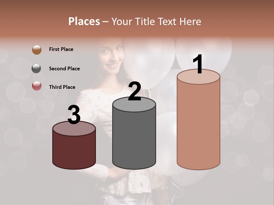 Party Fashion Resting PowerPoint Template