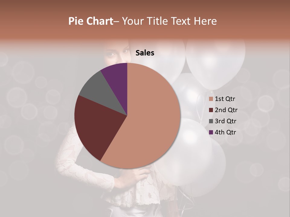 Party Fashion Resting PowerPoint Template