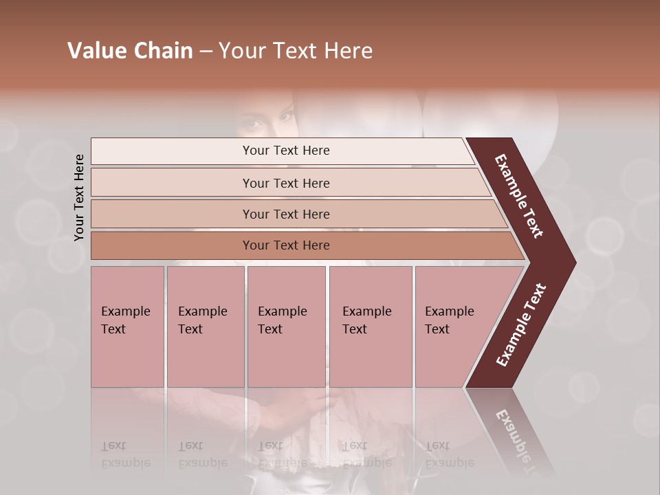 Party Fashion Resting PowerPoint Template