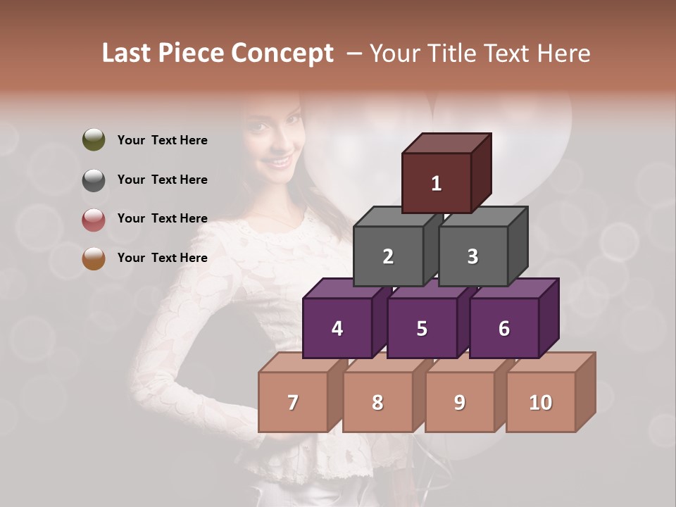 Party Fashion Resting PowerPoint Template