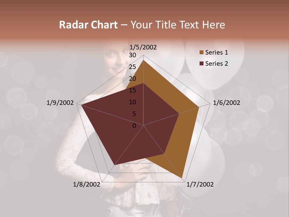 Party Fashion Resting PowerPoint Template