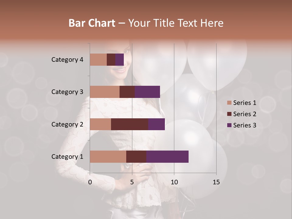 Party Fashion Resting PowerPoint Template