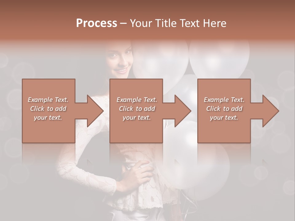 Party Fashion Resting PowerPoint Template