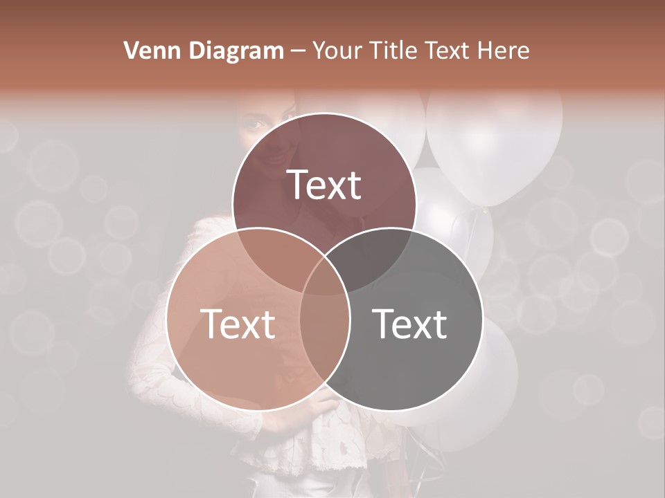Party Fashion Resting PowerPoint Template