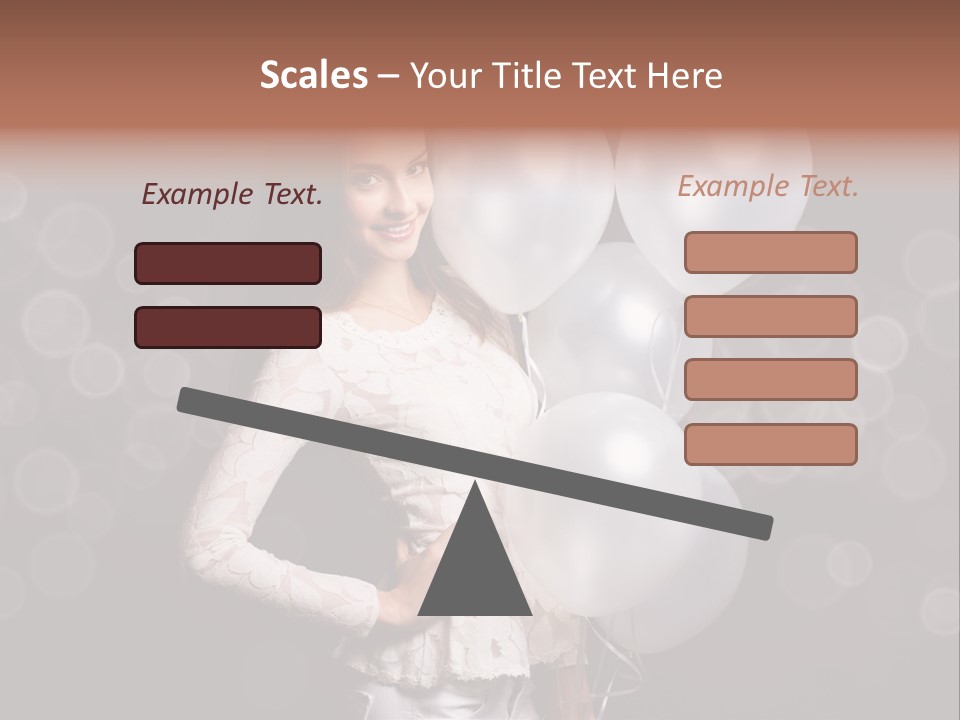 Party Fashion Resting PowerPoint Template