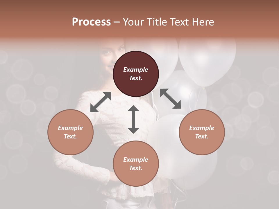 Party Fashion Resting PowerPoint Template