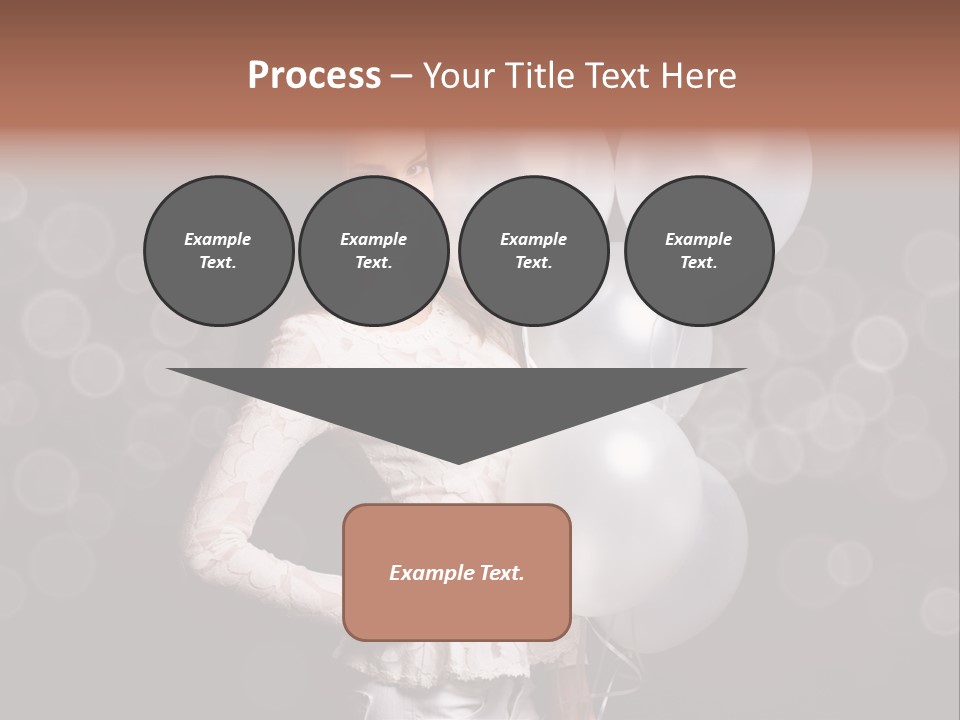 Party Fashion Resting PowerPoint Template