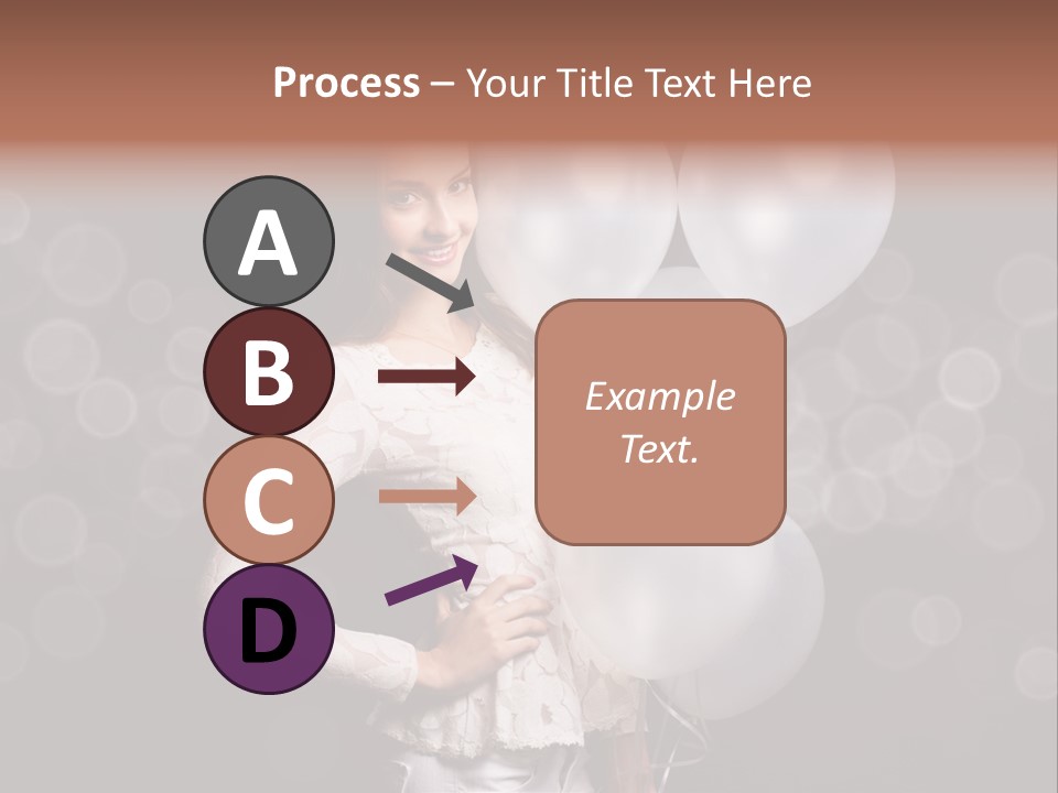 Party Fashion Resting PowerPoint Template