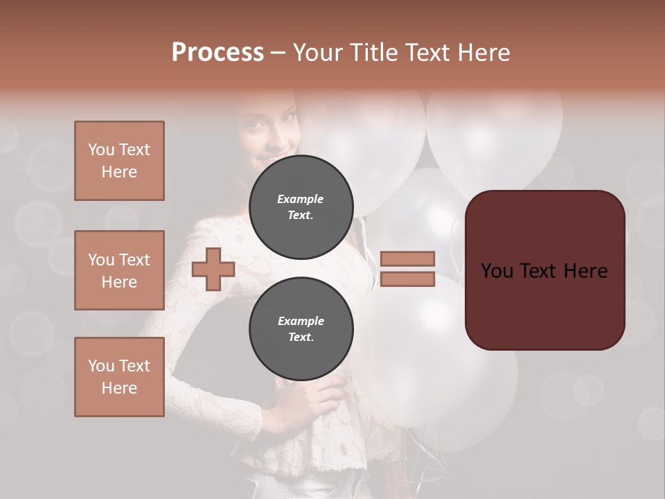 Party Fashion Resting PowerPoint Template