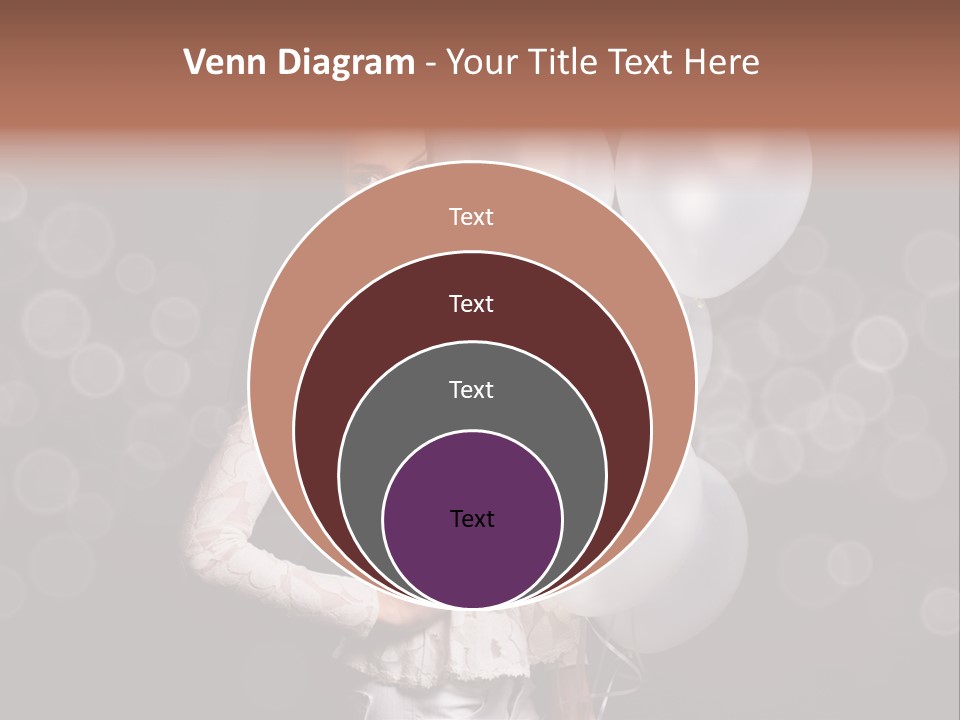 Party Fashion Resting PowerPoint Template