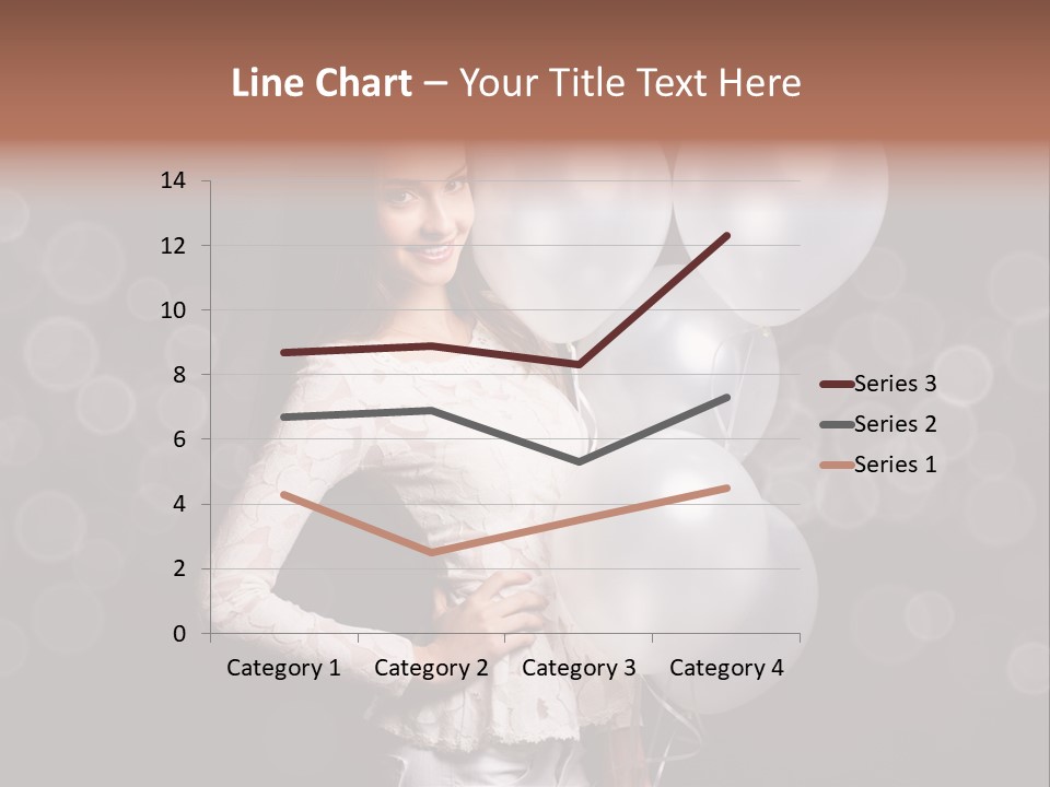 Party Fashion Resting PowerPoint Template