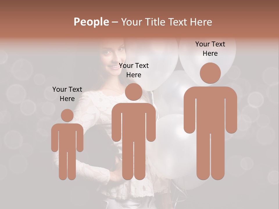 Party Fashion Resting PowerPoint Template