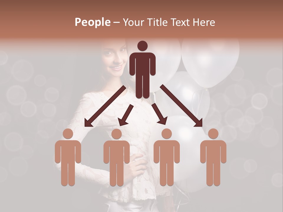 Party Fashion Resting PowerPoint Template