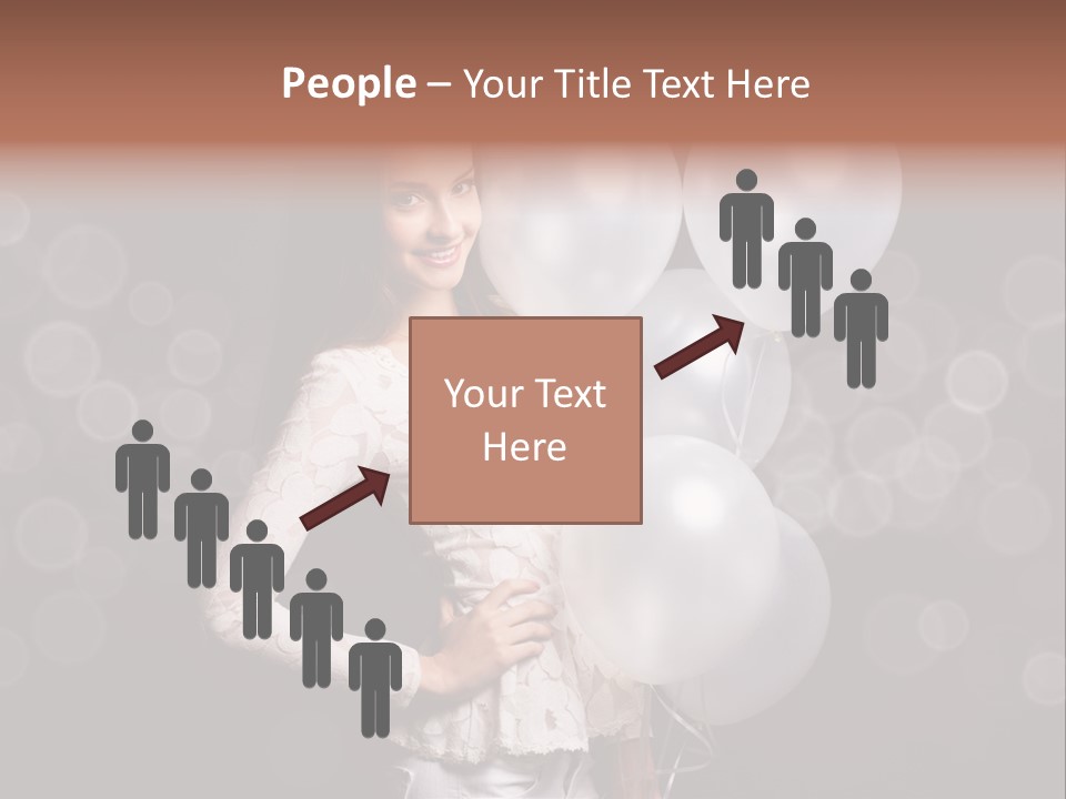 Party Fashion Resting PowerPoint Template