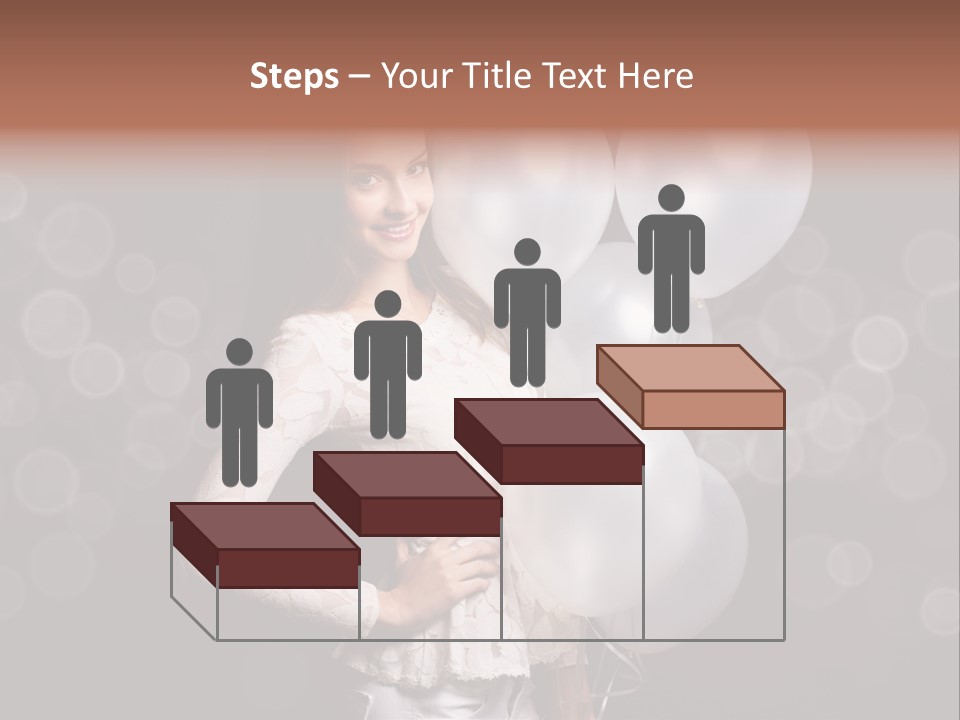 Party Fashion Resting PowerPoint Template