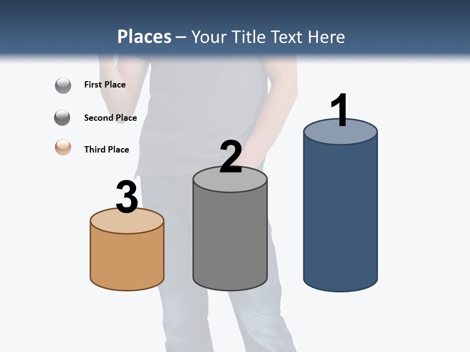 Looking S Hand PowerPoint Template