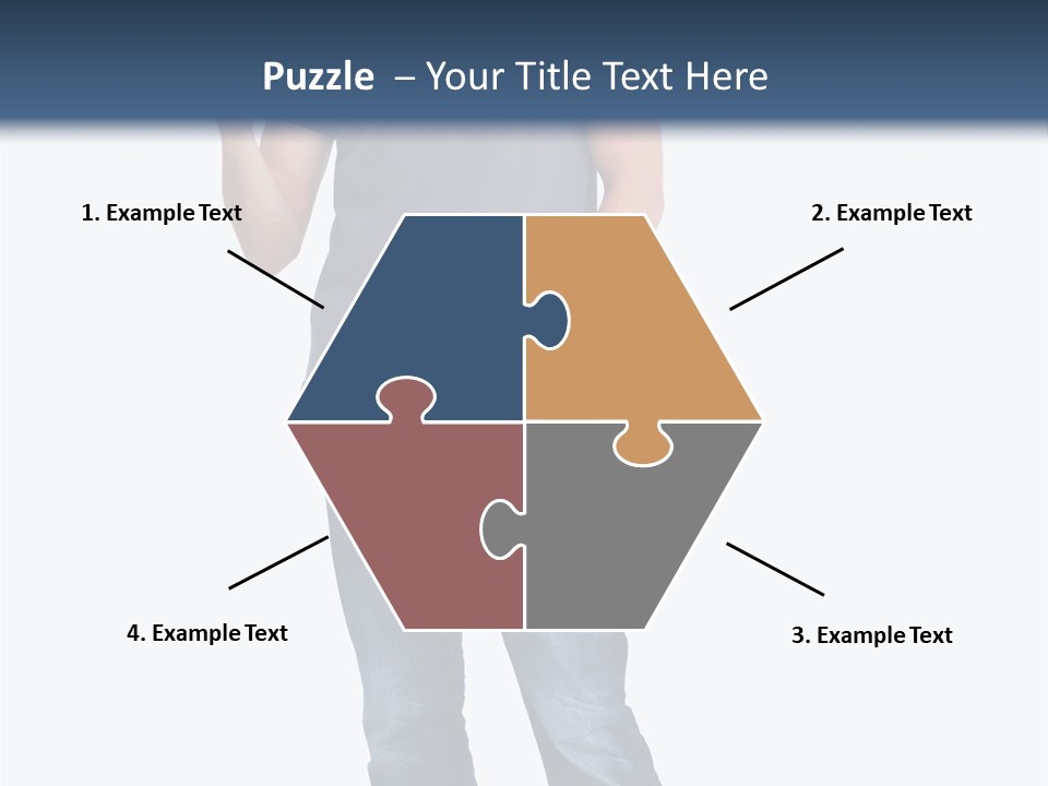Looking S Hand PowerPoint Template
