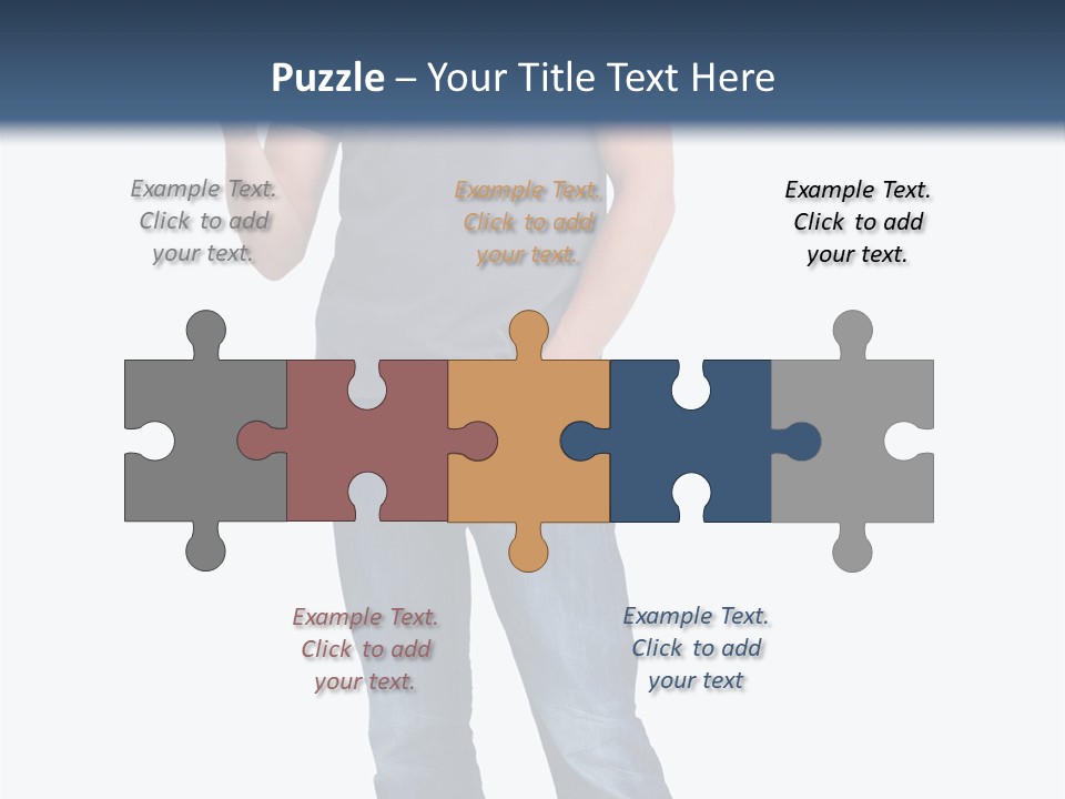 Looking S Hand PowerPoint Template