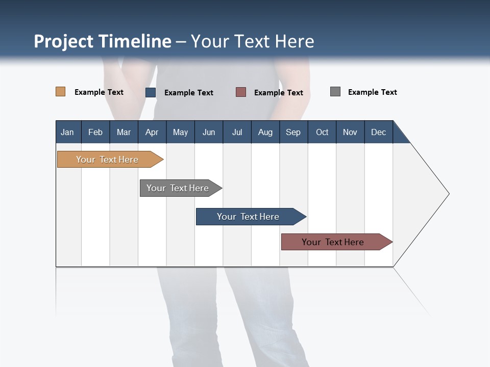 Looking S Hand PowerPoint Template