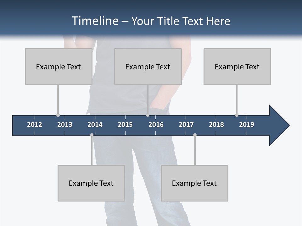 Looking S Hand PowerPoint Template