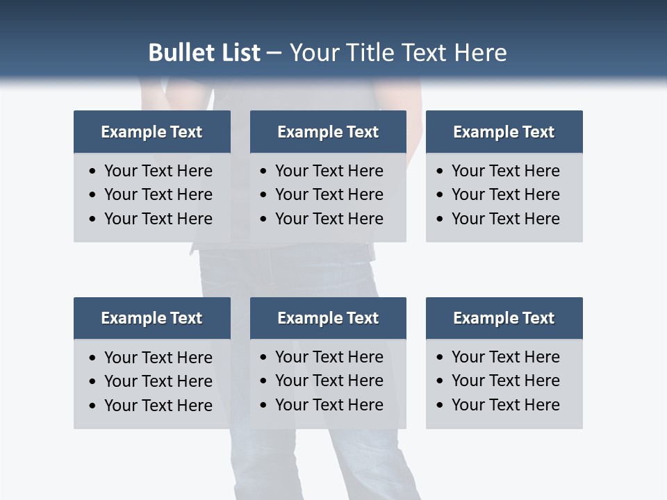 Looking S Hand PowerPoint Template