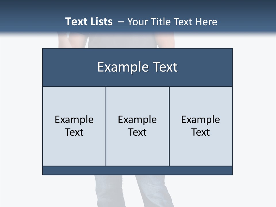 Looking S Hand PowerPoint Template