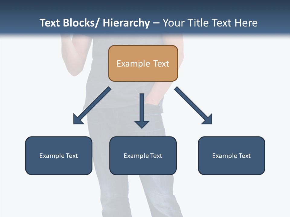 Looking S Hand PowerPoint Template