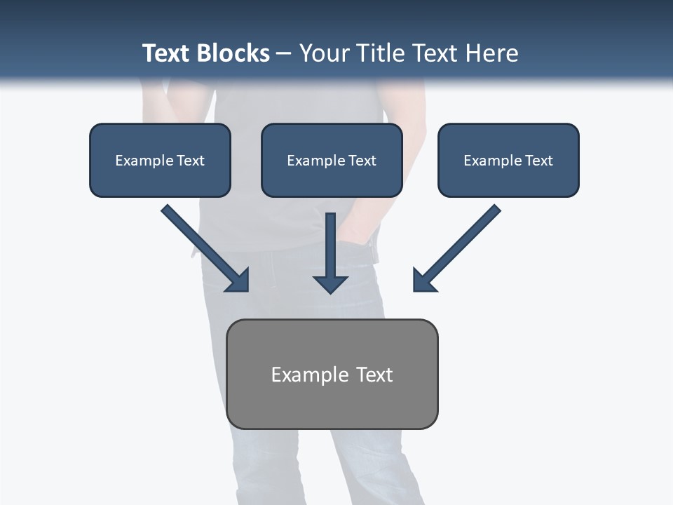 Looking S Hand PowerPoint Template