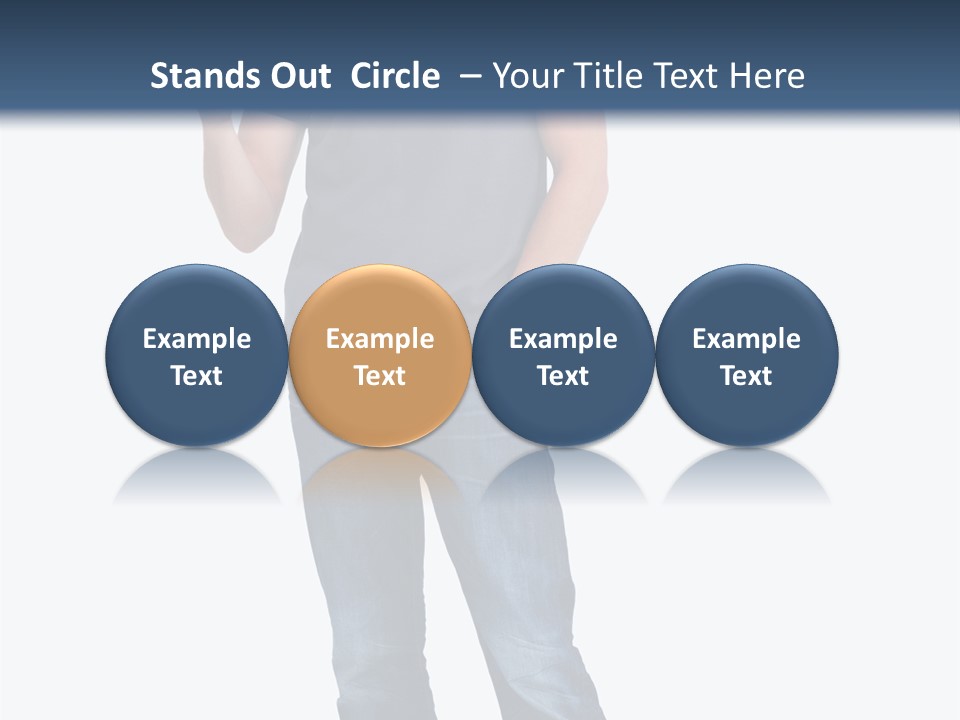 Looking S Hand PowerPoint Template