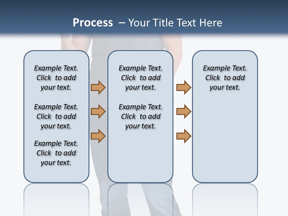 Looking S Hand PowerPoint Template