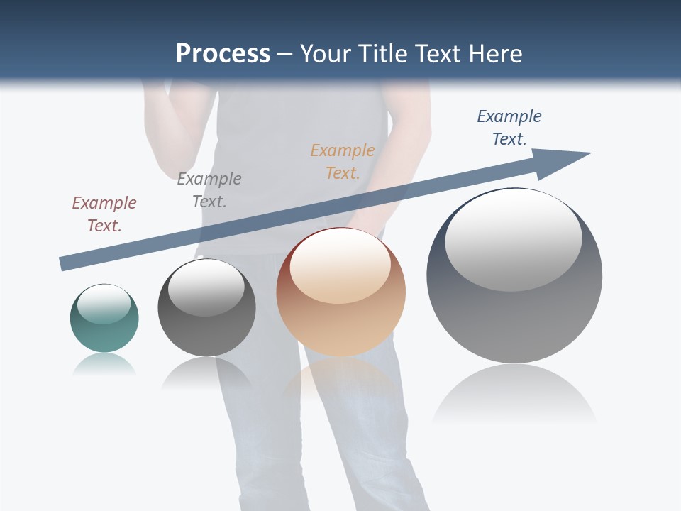Looking S Hand PowerPoint Template