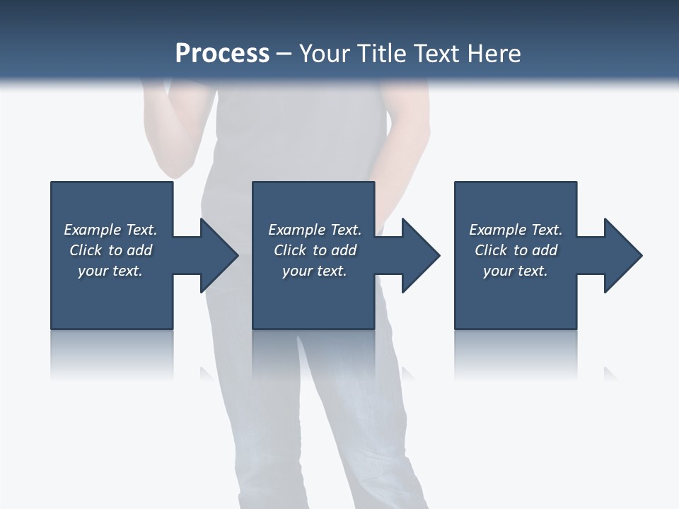 Looking S Hand PowerPoint Template