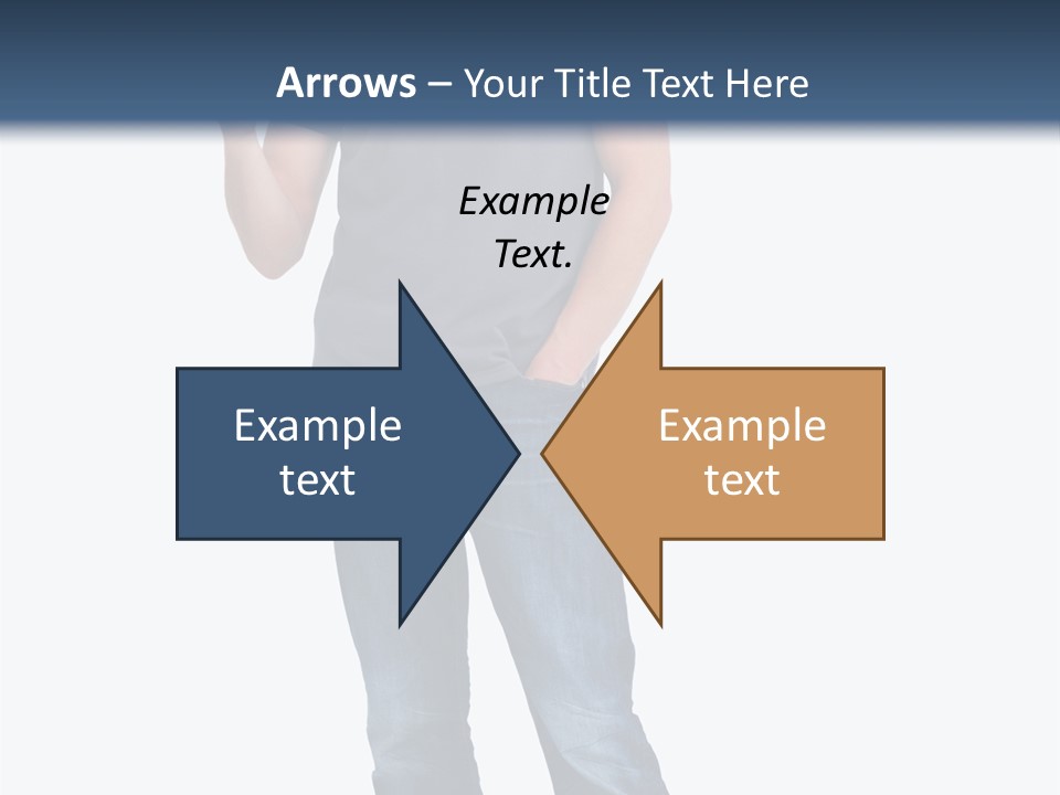 Looking S Hand PowerPoint Template