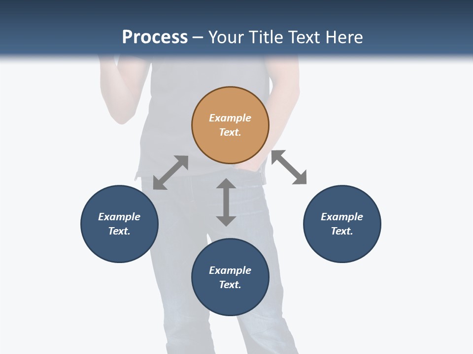 Looking S Hand PowerPoint Template