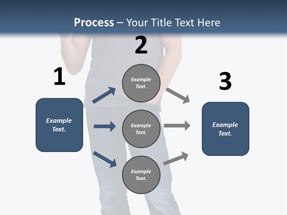 Looking S Hand PowerPoint Template