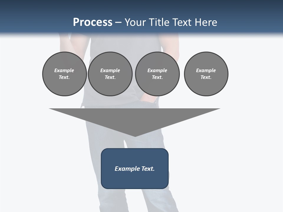 Looking S Hand PowerPoint Template