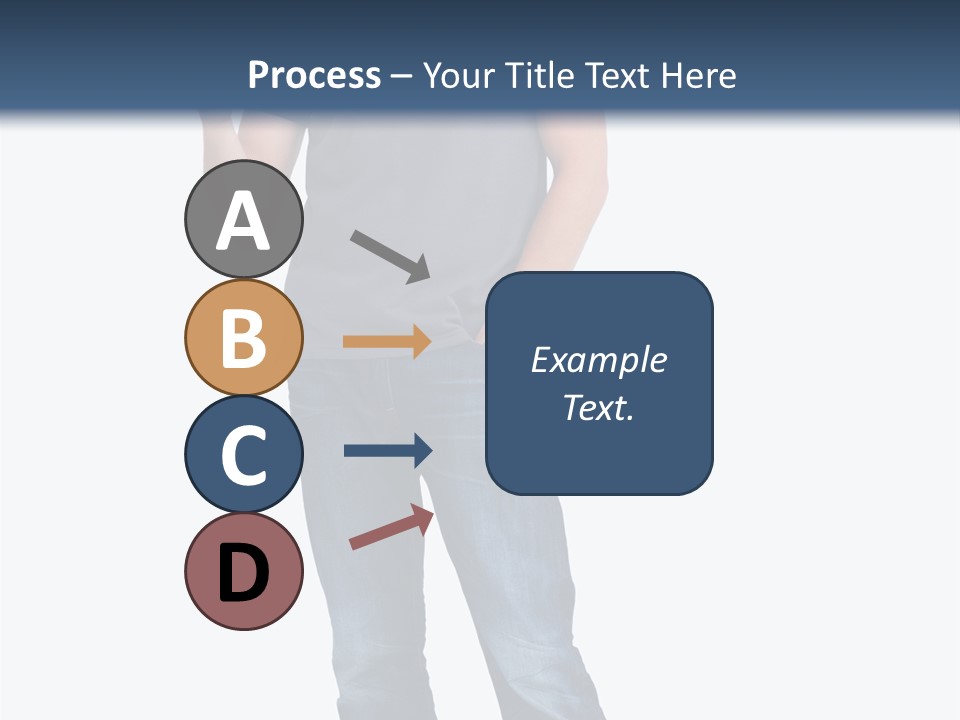 Looking S Hand PowerPoint Template