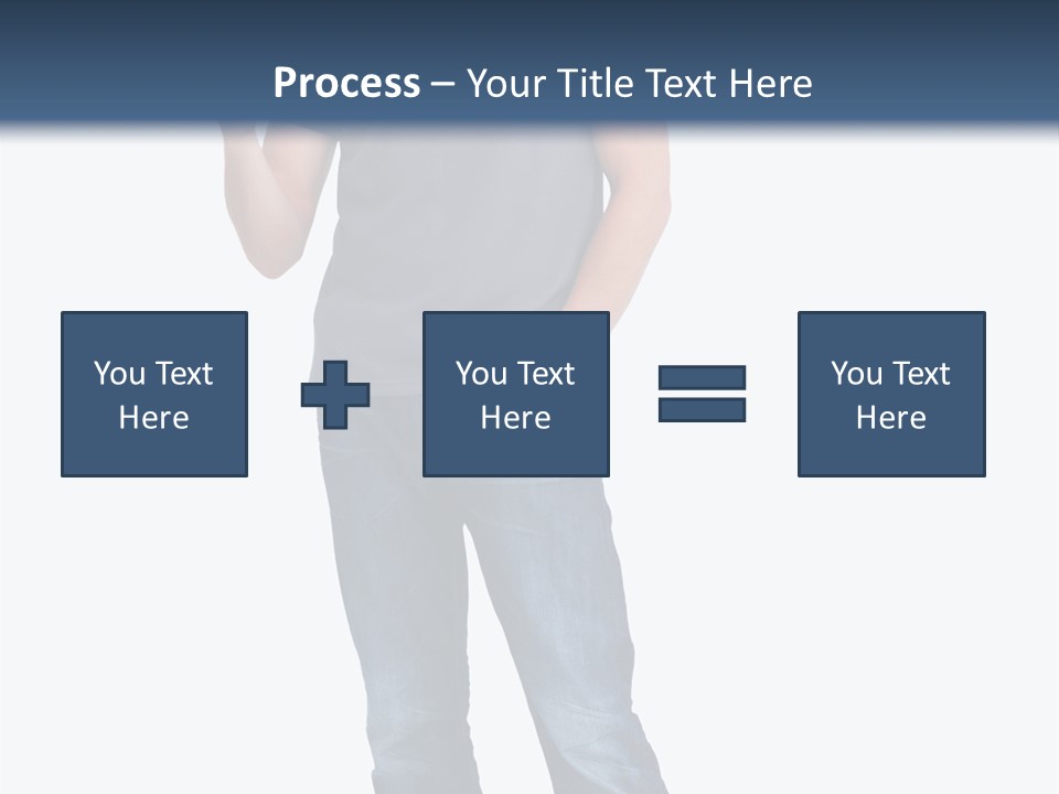Looking S Hand PowerPoint Template