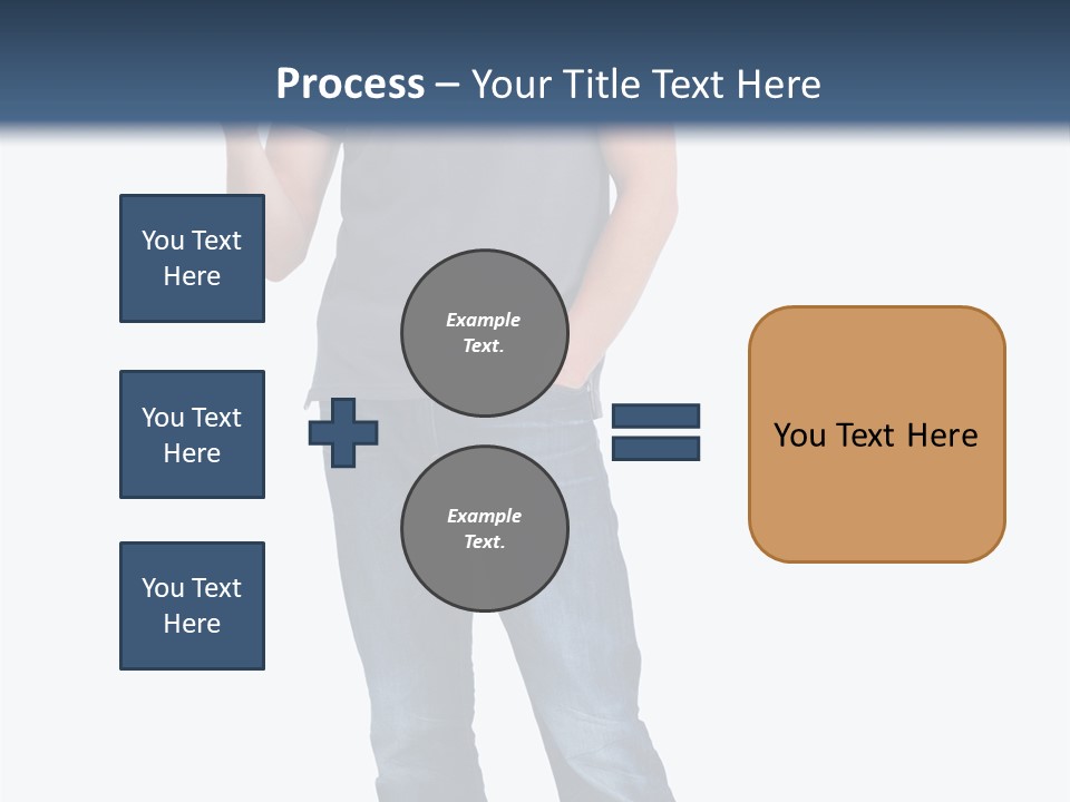 Looking S Hand PowerPoint Template