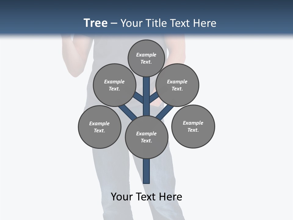 Looking S Hand PowerPoint Template