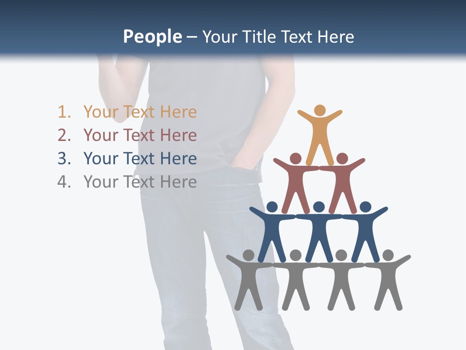 Looking S Hand PowerPoint Template