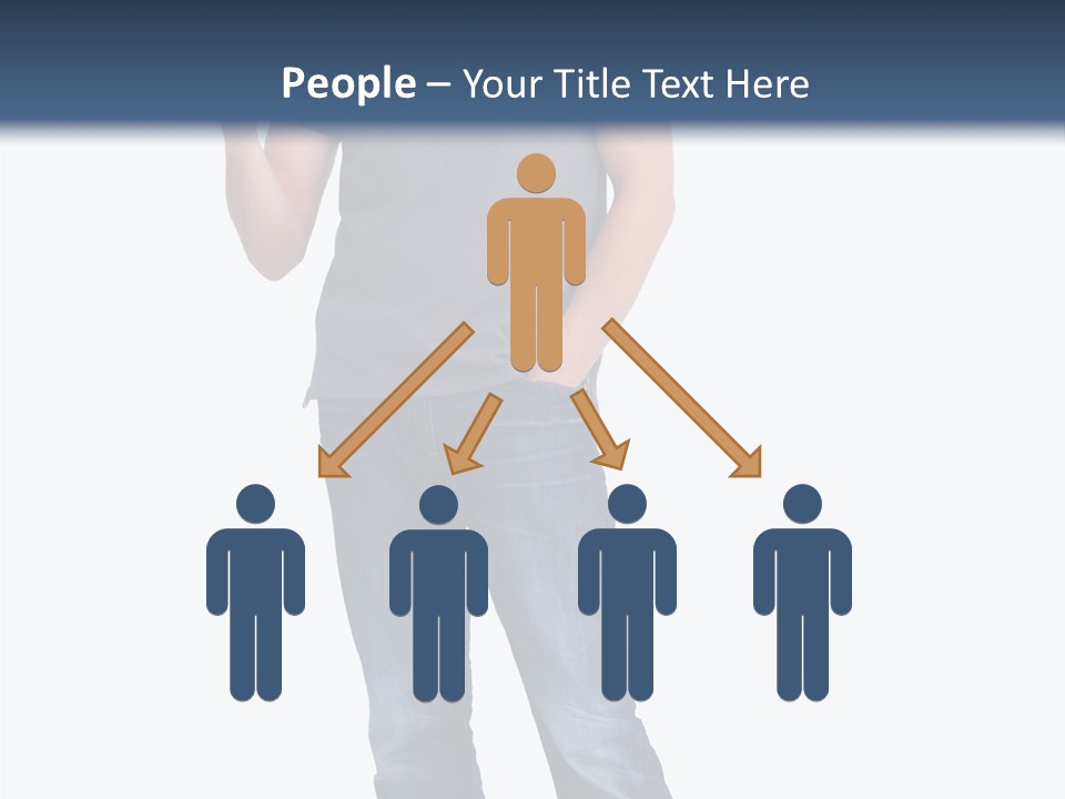 Looking S Hand PowerPoint Template