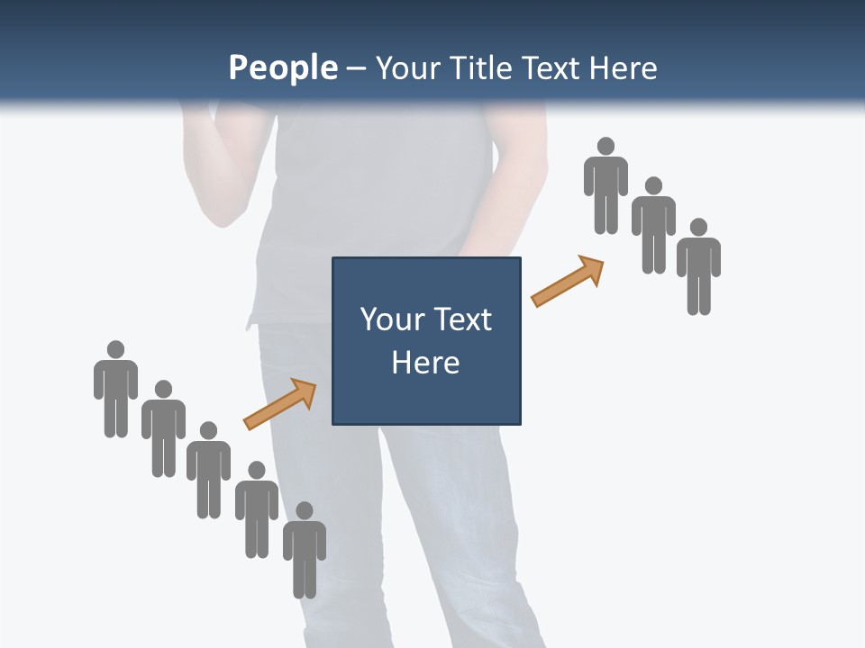 Looking S Hand PowerPoint Template