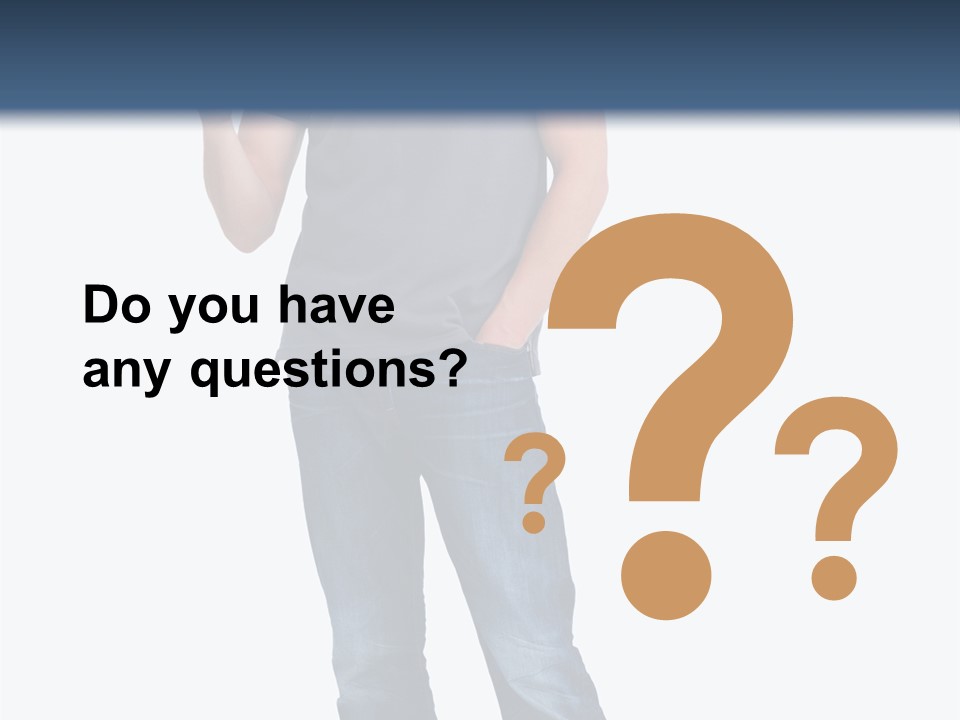 Looking S Hand PowerPoint Template