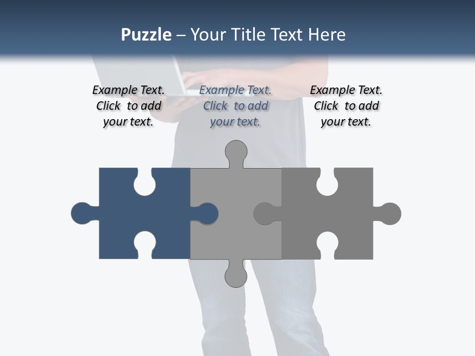 Surfing Web Laptop PowerPoint Template