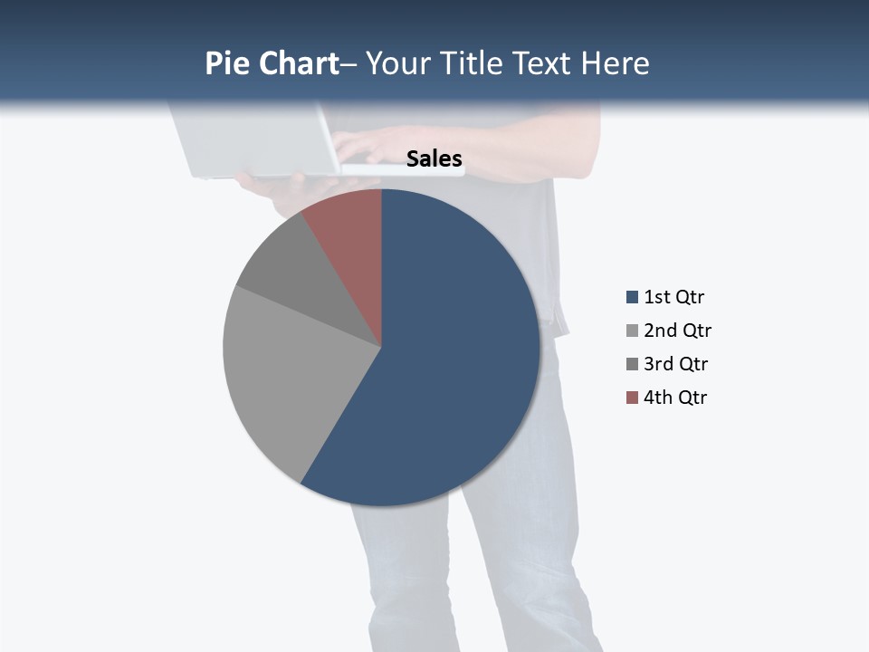 Surfing Web Laptop PowerPoint Template